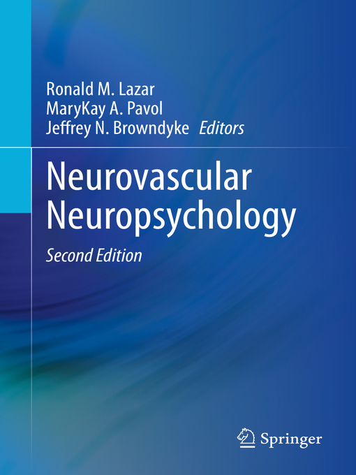 Title details for Neurovascular Neuropsychology by Ronald M. Lazar - Available